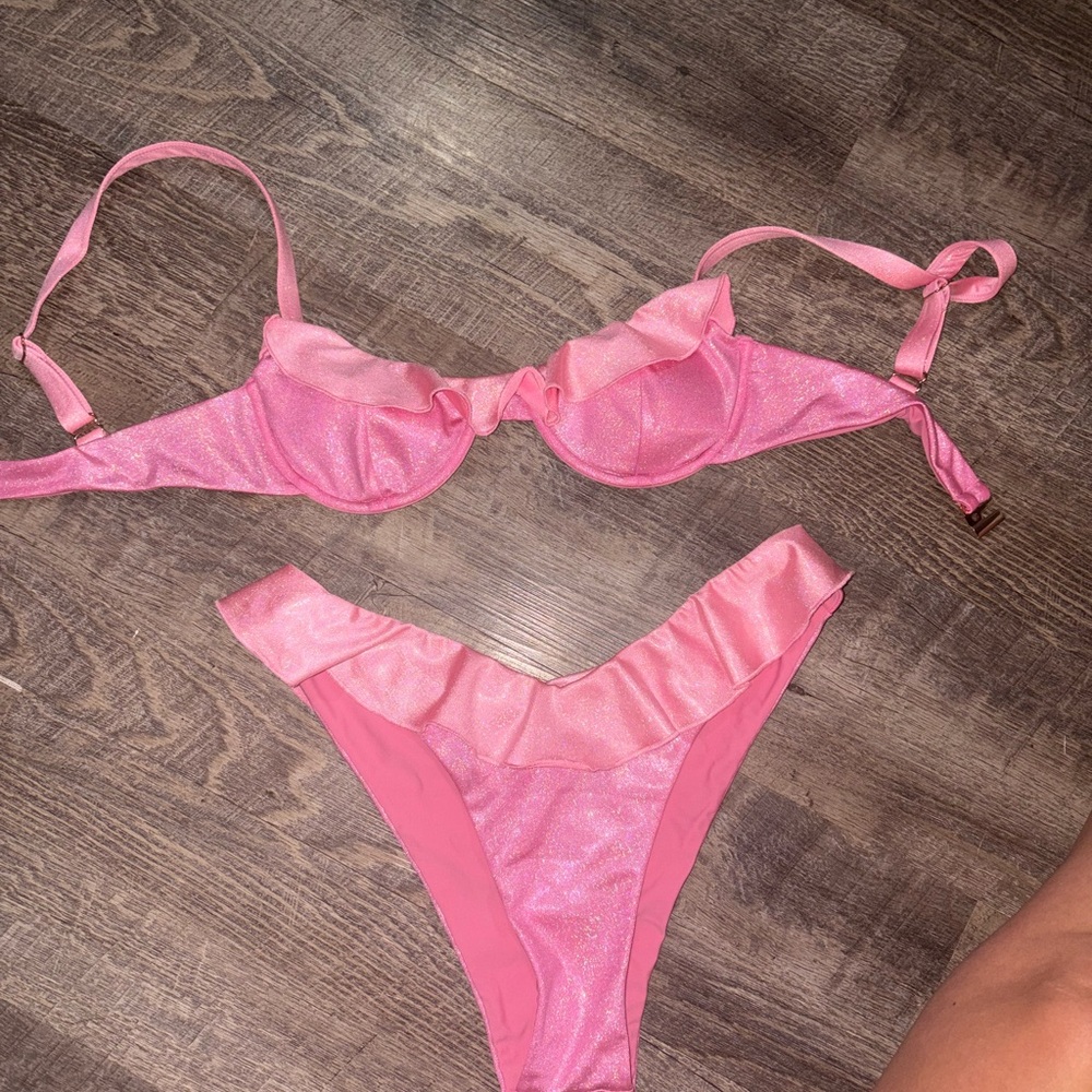Strawberry Milk Mob Pink Bikini Set